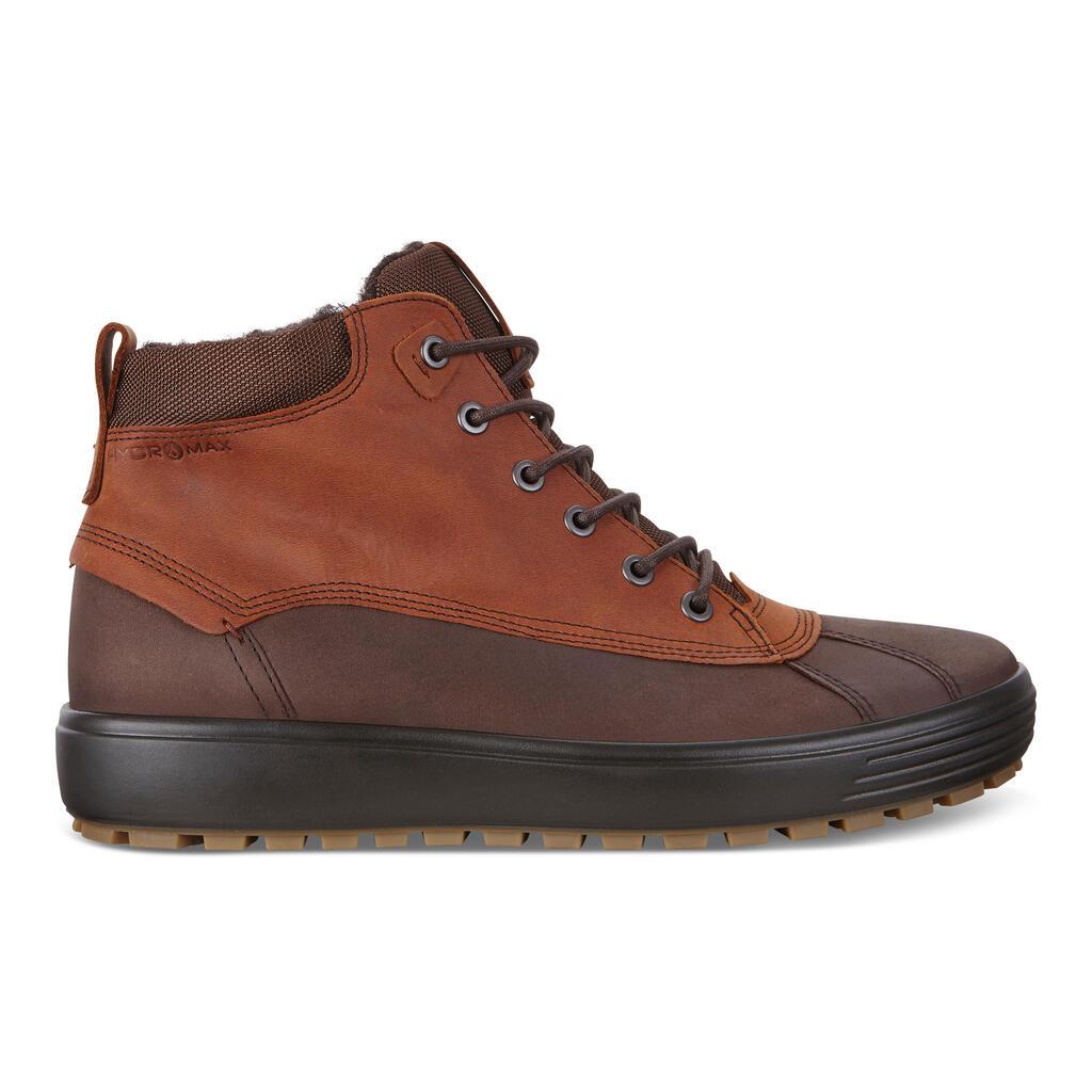 Bottines Ecco Soft 7 Tred Hm High Homme Marron 2468-GMWVS